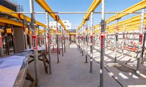 Baustelle in Trier Saarburg 
